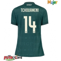 Camiseta Real Madrid Aurelien Tchouameni #14 Visitante Equipación para mujer 2026-27 manga corta